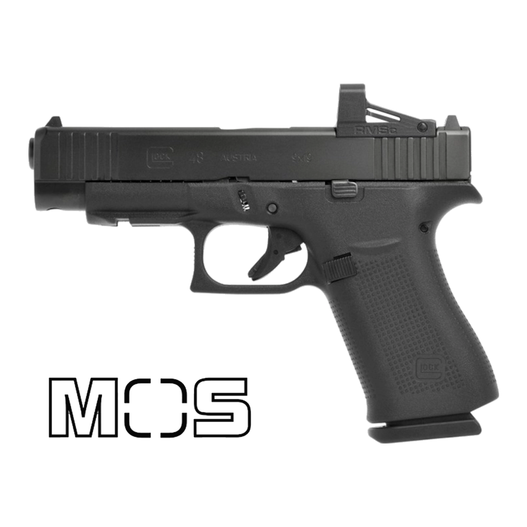 GLOCK 48 MOS WITH COMBO SHIELD RED DOT OPTIC